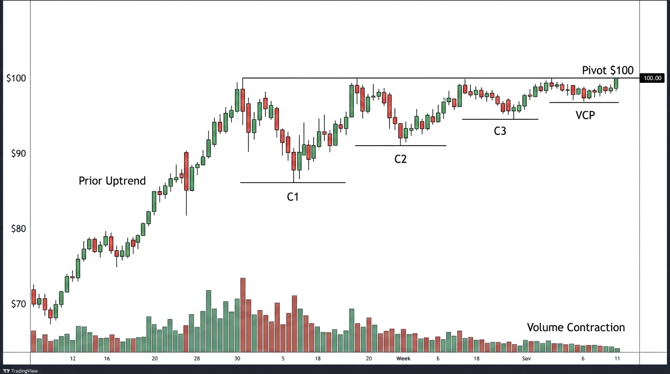 Minervini SEPA / VCP: Recognizing a High-Quality Setup Before the Pivot